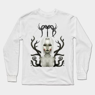 Dark zodiac series : Virgo Long Sleeve T-Shirt